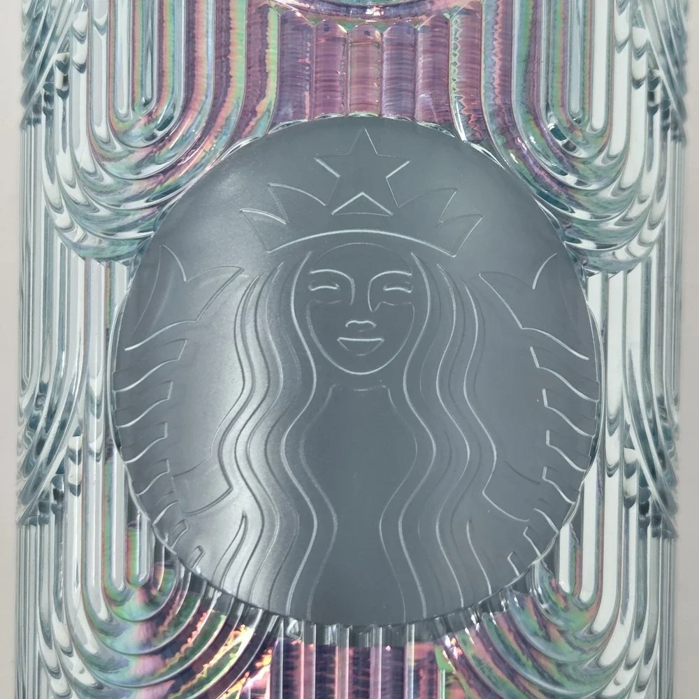 NEW Starbucks Spring 2022 Iridescent Mermaid Scale Tumbler Cup Venti 24 oz